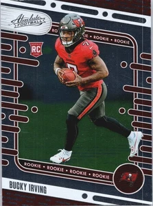 2024 PANINI ABSOLUTE BUCKY IRVING #186 ROOKIE RC TAMPA BAY BUCCANEERS - Picture 1 of 2