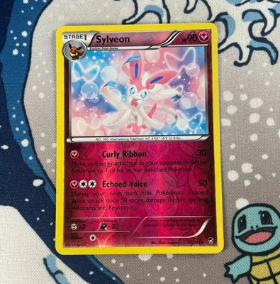 Sylveon 72/111 Reverse Holo Rare XY Furious Fists Pokemon Card 2014 LP - Image 1 of 3