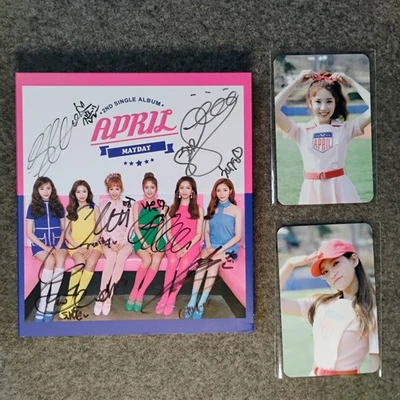 [SIGNED] April - Mayday (2nd Single Album) (2017) | All member Autographed - Imagem 1 de 4