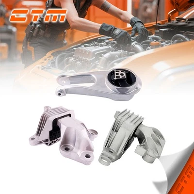 Engine Motor&Auto Trans Mount Set 3Pcs for 2016-2018 Chevrolet Malibu 1.5L - Imagem 1 de 4