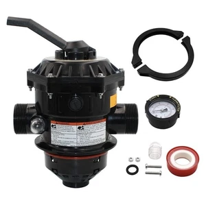RDIYIN 262506 1-1/2-Inch 6-Way Clamp Style Valve For Pool Spa Sand Filter - Picture 1 of 4