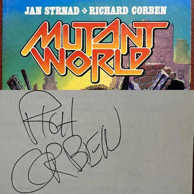 SIGNED Richard CORBEN Mutant World Underground Comix Fantagor TPB RARE OOP 👀 - Image 1 of 4