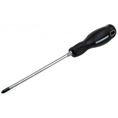 Powerbuilt #2 x 6 Inch Phillips Screwdriver with Double Injection Handle - - Image 1 of 2