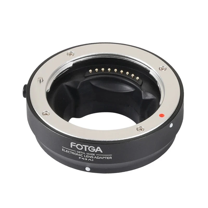 Adaptador de lente de montaje AF 4/3-M4/3 convertidor de anillo enfoque automático para lente 4/3 a Olympus Foto 1 de 4