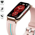 Luxus Damen Smartwatch Blutdruck Pulsmesser Sportarmband Uhr Fitness Tracker DHL