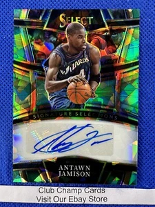 2022-23 SS-AJM Antawn Jamison Select Signature Selections Green Ice Prizm Automático - Imagen 1 de 2
