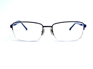 Brooks Brothers Black Half Rim Rectangular Frame Eyeglasses BB 1502 56 17 145 - Picture 1 of 9