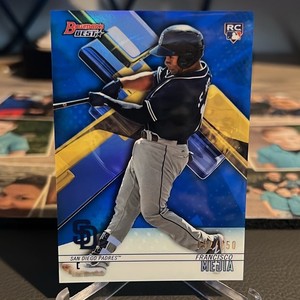 2018 Bowman’s Best Francisco Mejia Blue Refractor RC /150