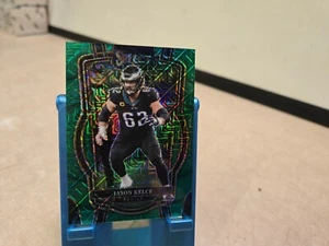 2022 Select Prizm Green SSP 3/5 220 Jason Kelce Eagles - Picture 1 of 4
