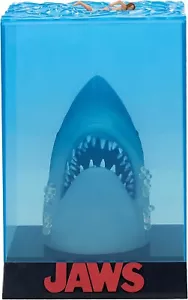 FIGURA JAWS MOVIE POSTER 3D TIBURÓN FIGURA DIORAMA 28cm PORTES 3D UNIVERSAL - Foto 1 di 6