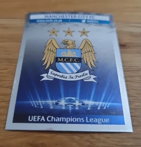 Panini Champions league 2013/14 sticker #260 Manchester City Team Badge - Picture 1 of 2