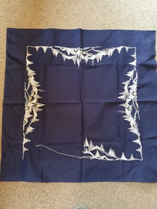 Tischdecke dunkelblau zum selbst besticken - Bild 1 von 2