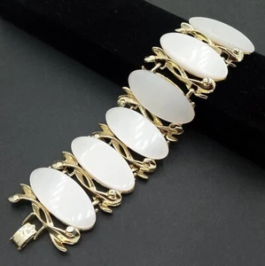 Vintage Chunky Wide Panel Bracelet - Picture 1 of 3