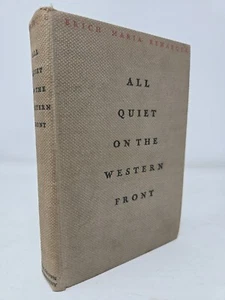 ALL QUIET ON THE WESTERN FRONT BY ERICH MARIA REMARQUE 1929 1ST/1ST HC/WWI - Picture 1 of 7
