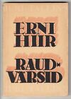 1937 ESTONIA Erni Hiir "RAUDVRSID" Poetry AVANT-GARDE Cover JAAN VAHTRA 1st ED
