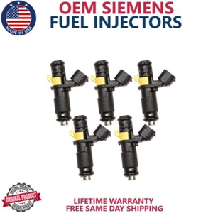 OEM 5x Siemens Fuel Injectors 2005-2007 VW Rabbit Jetta Beetle 2.5L 07K906031B - Picture 1 of 9
