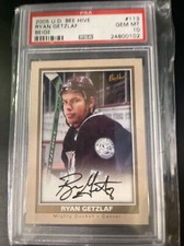 Ryan Getzlaf 2005-06 Bee Hive Beige Rookie Hockey Card PSA Graded 10!!!