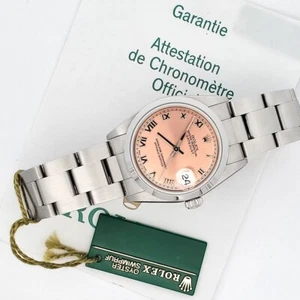 Rolex Datejust Midsize 31mm 78240 Salmon Roman Steel Watch Papers - Picture 1 of 8