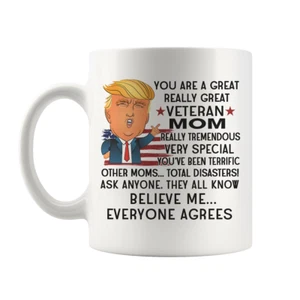 Divertenti Tazzine da Caffè Donald Trump per Mamma - Tazza da Tè Novità President Veteran’s Day - Foto 1 di 6