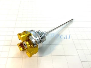 CNC High Quality Oil Dip Stick For MSX125 Grom 125 2014-2022 2020 2019 2016 Gold - Picture 1 of 6