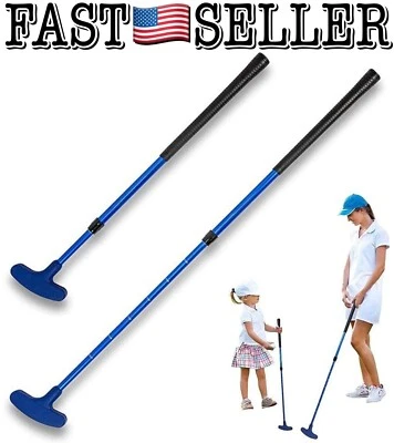 Golf Putter Right Left Handed Two-Way Kids Putter Mini Adjustable Golf Putter Bl - Image 1 of 4