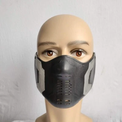Winter Soldier Latex Face Mask James Buchanan Barnes Cosplay Props - Image 1 of 4