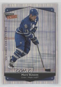 1999-00 Upper Deck Ultimate Victory Victory Collection Mats Sundin #82 HOF