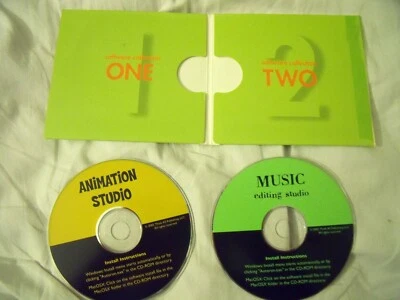 2-CD MultiMedia Set, Music Editing Studio, Animation Studio, BOTH UNUSED, VGC!! - Image 1 of 3