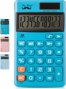- Standard Function Calculator, 12 Digits, Small Calculator, Solar Calculator, P - Picture 1 of 9