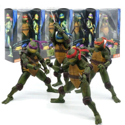 NECA TMNT Teenage Mutant Ninja Turtles 1990 Jahre Film 7" Actionfigur Spielzeug - Bild 1 von 4