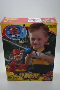 Rescue Heroes Billy Blazes Waterpack Fisher-Price scatola non aperta 2002 - Foto 1 di 2