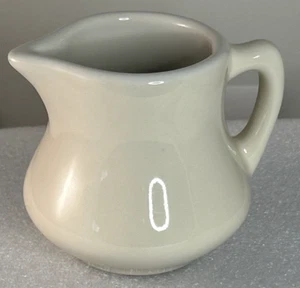 VTG H F COORS 161 China Pottery Restaurant Ware Heavy Creamer Pitcher, Off-white - Picture 1 of 6
