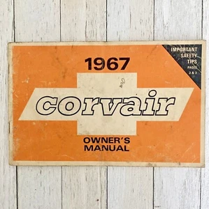1967 Chevrolet Corvair Owner's Manual User Guide 1st Edition Chevy Motor Booklet - Picture 1 of 6