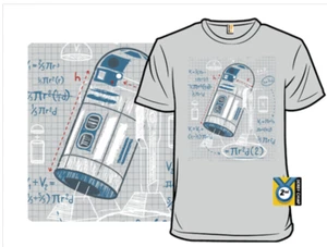 T-SHIRT NWT TAGS MENs r2d2 kenny baker volume Star Wars Disney parody t shirt - Picture 1 of 2