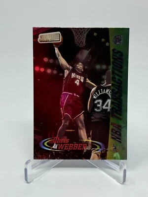 1999 年 Topps 体育场俱乐部克里斯·韦伯交易箔卡 #230 — 第 1/2 张图片