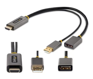 Adaptador StarTech HDMI a DisplayPort de 1 pie, fuente HDMI 4K 60Hz HDR a monitor DP - Imagen 1 de 2