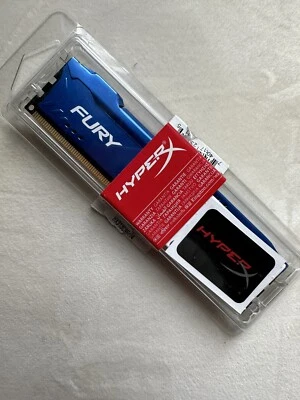 Kingston HyperX Fury Blue HX313C9F/4 4GB  DDR3-1333 RAM Memory CL9 512M x 64-Bit - Image 1 of 4