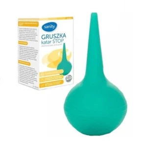 SANITY BABY NASAL ASPIRATOR SUCKER BULB GRUSZKA DO NOSA 0-6 MONTHS - Picture 1 of 4