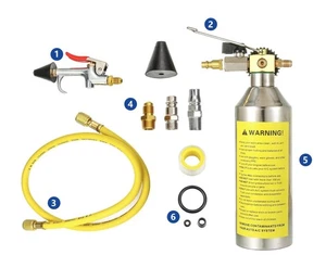 AC Spülset, Auto Klimaanlage Rohrleitung Reinigung Werkzeug Set, R134A R12 R22... - Bild 1 von 8