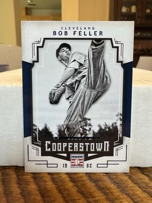 Panini Cooperstown Blue Sapphire #12 2015 Bob Feller 23/25 Cleveland Indians Foto 1 de 3
