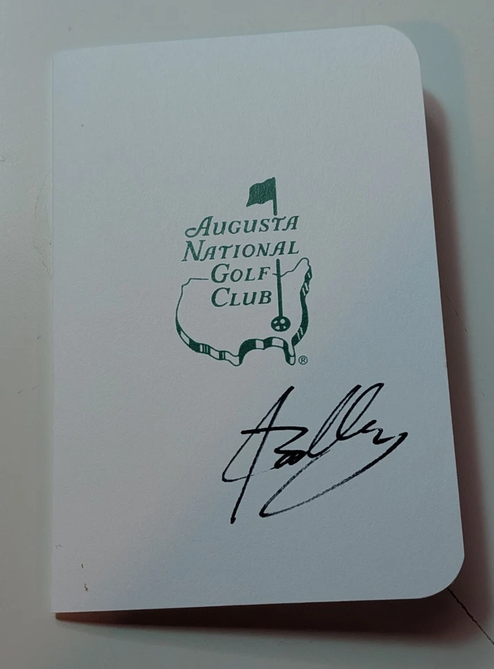 Jose Luis Ballester Signed Augusta National Scorecard Autograph JSA COA Masters - Image 1 of 1