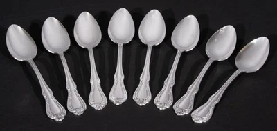 Набор из 8 овальных суповых ложек Oneida Wm A Rogers Chalice / Harmony Silverplate Place - Изображение 1 из 4