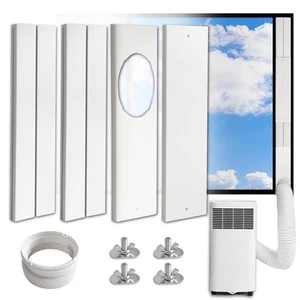 Portable AC Window Vent Kit - Complete Air Conditioner Window Kit Adjustable PV - Picture 1 of 7