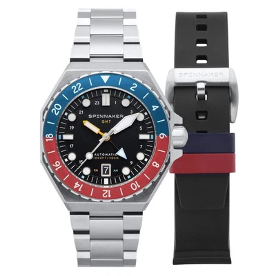 Spinnaker Dumas GMT Automatic Blue & Red  / Stainless Steel | Black Dial Stainle - Image 1 of 4