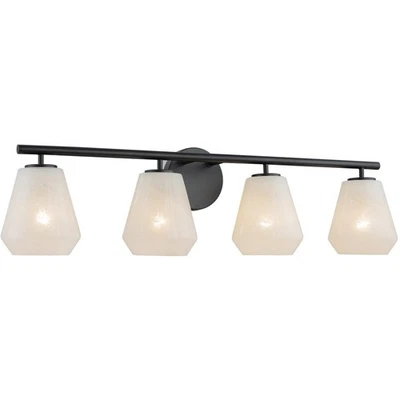 Luz de tocador de baño Artcraft Lighting AC12184BK Brooke negra Foto 1 de 4