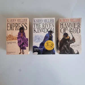 KAREN MILLER 'Godspeaker' Trilogy of 3 Books - Bild 1 von 1