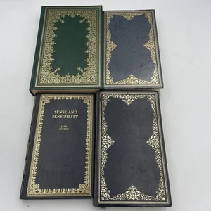 World Classics Books Bundle x 4 Bronte Austen Vintage Hardbacks Shelf Fillers - Imagen 1 de 19