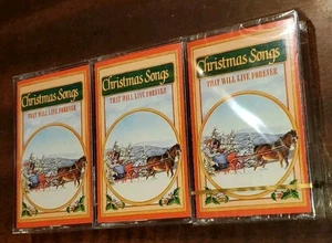 Christmas Songs That Will Live Forever 3 Cassettes 1997 Readers Digest Like New - Picture 1 of 2