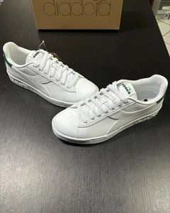 Scarpe Sneakers UOMO Diadora Torneo Bianco Verde Court - Foto 1 di 19