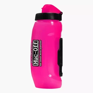 Muc-Off X Elite Fly Pink Water Bottle 590ml Lightweight Pink Bottle - Picture 1 of 3